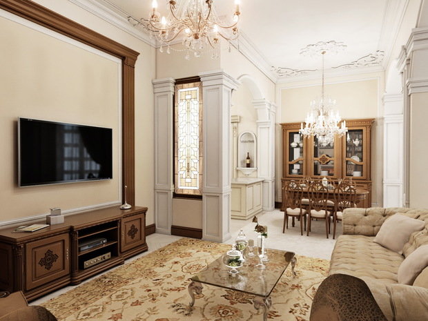 Фото из портфолио Студия в классическом стиле  – фотографии дизайна интерьеров на INMYROOM
