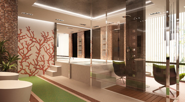 Фото из портфолио Коралловый релакс – фотографии дизайна интерьеров на INMYROOM