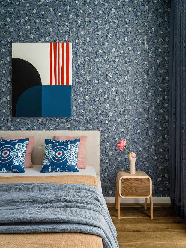 Фотография: Спальня в стиле Современный, Эклектика, Квартира, Проект дня, Москва, 2 комнаты, 40-60 метров, Кристина Малышева – фото на INMYROOM