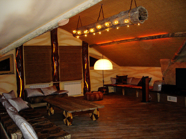 Фото из портфолио Пентхаус "Африканское бунгало" – фотографии дизайна интерьеров на INMYROOM