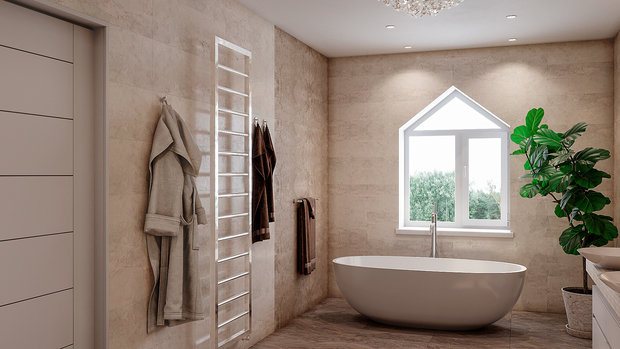 Фото из портфолио Bathroom in private house – фотографии дизайна интерьеров на INMYROOM