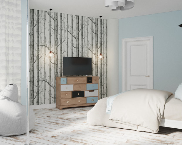 Фото из портфолио Квартира в ЖК "Миллион Алых Роз" – фотографии дизайна интерьеров на INMYROOM