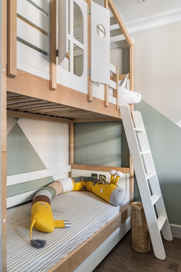 Фотография: Детская в стиле Современный, Квартира, Проект дня, Москва, Панельный дом, 2 комнаты, 40-60 метров, п-47, Наталья Скрябина – фото на INMYROOM