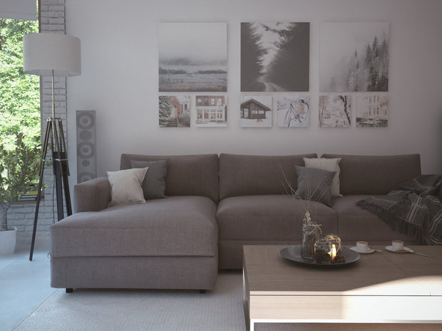 Фото из портфолио Дизайн-проект гостиной в частном доме – фотографии дизайна интерьеров на INMYROOM