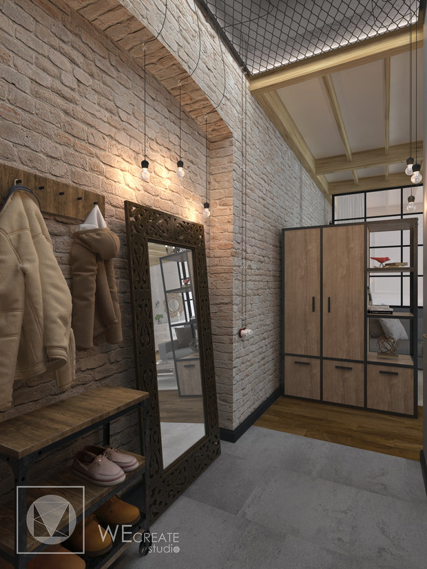 Фото из портфолио Уютный лофт в центре столицы – фотографии дизайна интерьеров на INMYROOM