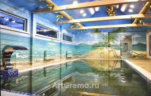 Фото из портфолио Роспись стен – фотографии дизайна интерьеров на INMYROOM