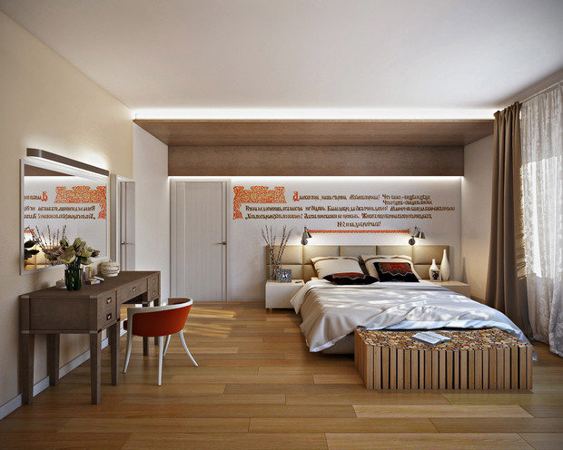 Фото из портфолио Квартира «Русский характер», 120 кв.м – фотографии дизайна интерьеров на INMYROOM