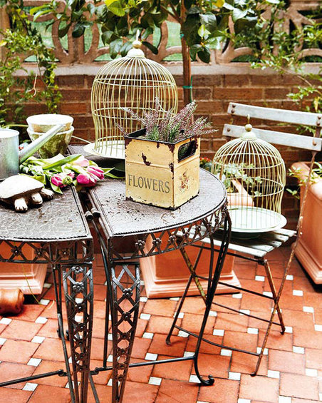 Фотография: Терраса в стиле Прованс и Кантри, Малогабаритная квартира, Квартира, Дома и квартиры, Эргономика – фото на INMYROOM