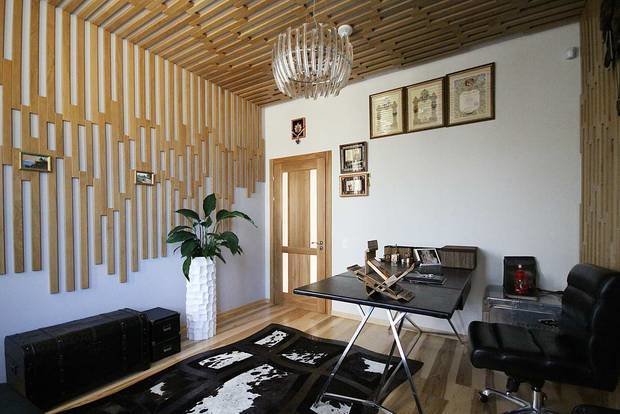 Фото из портфолио Сибирский характер. Дом в Снежном – фотографии дизайна интерьеров на INMYROOM