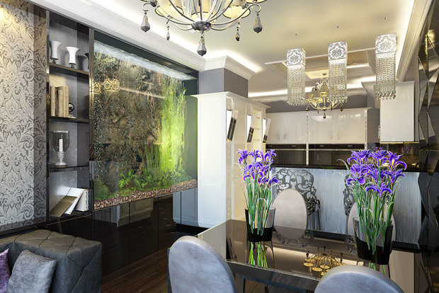 Фото из портфолио Интерьер квартиры в ар-деко. Визуализация. – фотографии дизайна интерьеров на INMYROOM