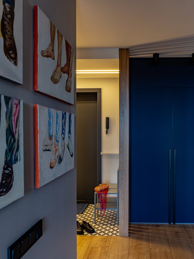 Фотография: Прихожая в стиле Современный, Квартира, Проект недели, Беларусь, 3 комнаты, 60-90 метров, Мозырь, Катерина Шилюк – фото на INMYROOM