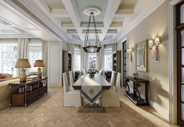 Фото из портфолио Дом в поселке Красное – фотографии дизайна интерьеров на INMYROOM