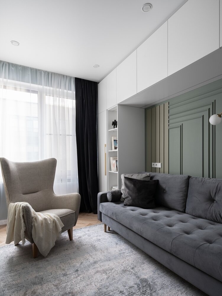 Фотография: Гостиная в стиле Современный, Эклектика, Квартира, Проект дня, Санкт-Петербург, 3 комнаты, 40-60 метров, VizDiz, Екатерина Лоскутова, Илона Ореховская – фото на INMYROOM Фотография: Гостиная в стиле Современный, Эклектика, Квартира, Проект дня, Санкт-Петербург, 3 комнаты, 40-60 метров, VizDiz, Екатерина Лоскутова, Илона Ореховская – фото на INMYROOM