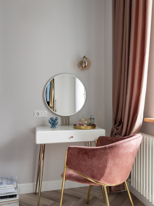 Фотография: Спальня в стиле Современный, Малогабаритная квартира, Квартира, Проект недели, Челябинск, 1 комната, до 40 метров, Екатерина Пашнина – фото на INMYROOM