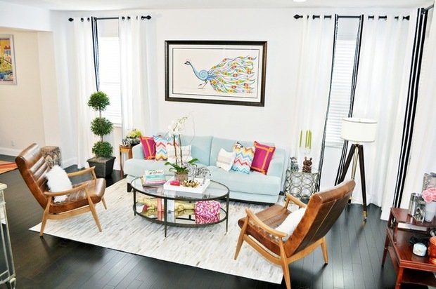 Фотография: Гостиная в стиле Восточный, Эклектика, Интерьер комнат, Переделка – фото на INMYROOM