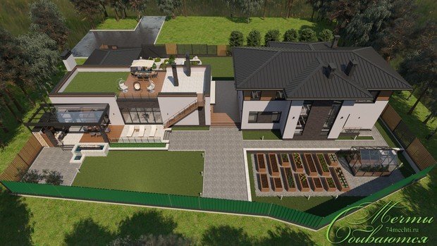 Фото из портфолио Проект фасадов индивидуального жилого дома – фотографии дизайна интерьеров на INMYROOM