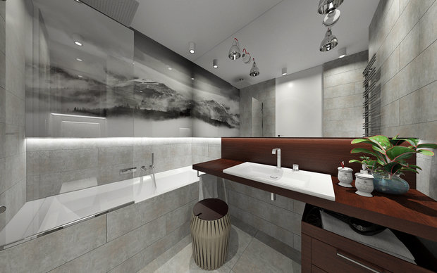 Фотография: Ванная в стиле Хай-тек – фото на INMYROOM