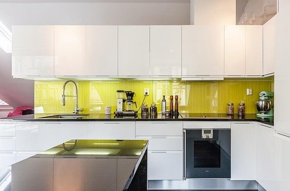 Фотография: Кухня и столовая в стиле Современный, Хай-тек, Декор и DIY, Квартира, Дома и квартиры, Пентхаус, Стокгольм, Мансарда – фото на INMYROOM