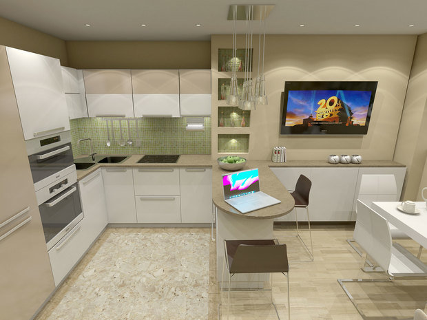 Фотография: Кухня и столовая в стиле Современный – фото на INMYROOM