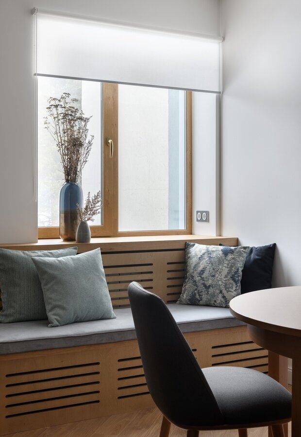 Фотография: Кухня и столовая в стиле Современный, Минимализм, Лофт, Квартира, Проект недели, Новосибирск, 3 комнаты, 60-90 метров, Анастасия Каширская – фото на INMYROOM