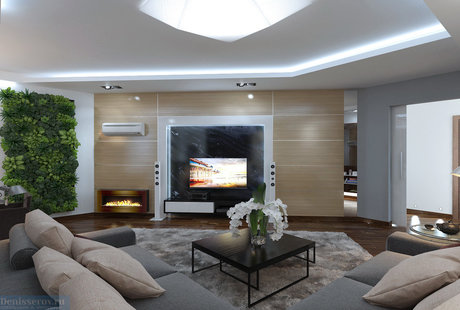 Четырехкомнатная квартира 146.5 кв. м на Юго-западе Москвы, современный стиль