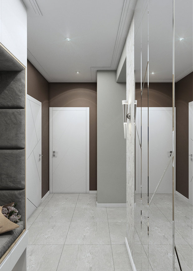 Фото из портфолио Квартира 83,4 м2 (2020) – фотографии дизайна интерьеров на INMYROOM