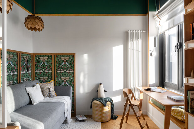 Фотография: Детская в стиле Современный, Эклектика, Квартира, Проект дня, Москва, 3 комнаты, Более 90 метров, Анна Малютина, ЖК «Одинград» – фото на INMYROOM