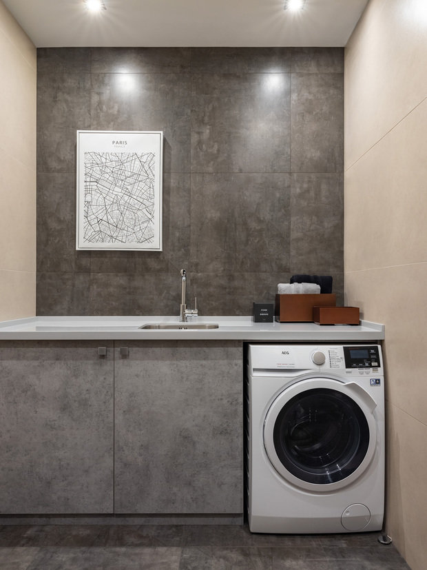 Визуализация интерьера ванной комнаты в современном стиле