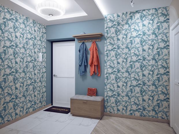 Фото из портфолио 52м2 Palms & Cranes проект – фотографии дизайна интерьеров на INMYROOM