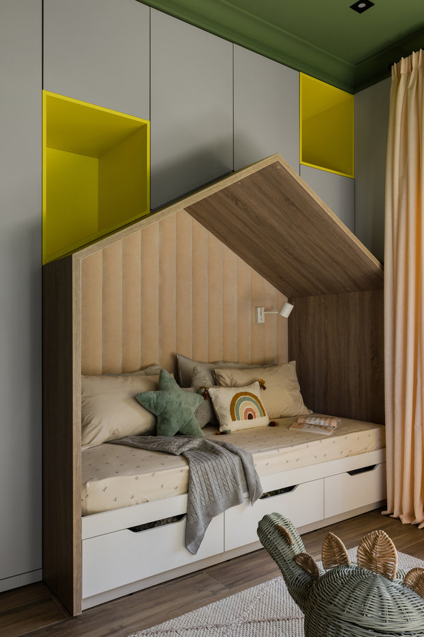 Фотография: Детская в стиле Современный, Лофт, Дом, Дом и дача, Ленинградская область, 4 и больше, Более 90 метров, Яна Грошева, Lampa Design Studio – фото на INMYROOM