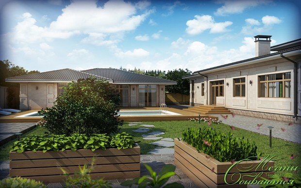 Фото из портфолио Изящный загородный дом – фотографии дизайна интерьеров на INMYROOM