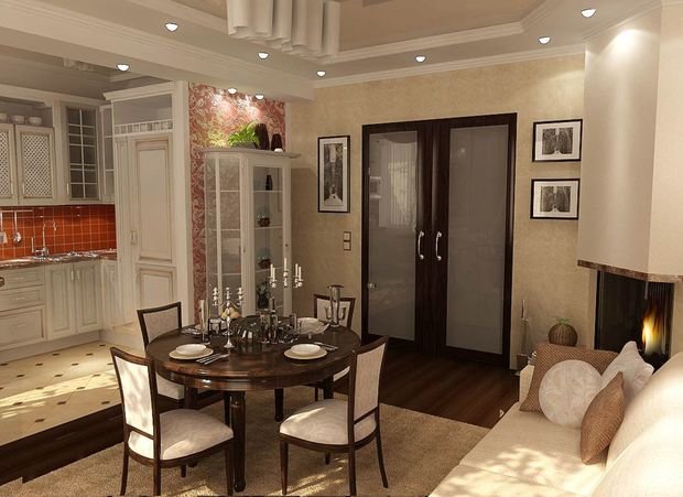 Фото из портфолио Кухня-столовая в классическом стиле – фотографии дизайна интерьеров на INMYROOM