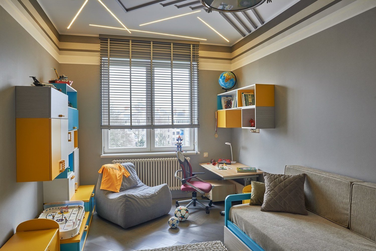 Фотография: Детская в стиле Современный, Эклектика, Квартира, Проект недели, Калининград, 4 и больше, Более 90 метров, Виктория Лазарева – фото на INMYROOM