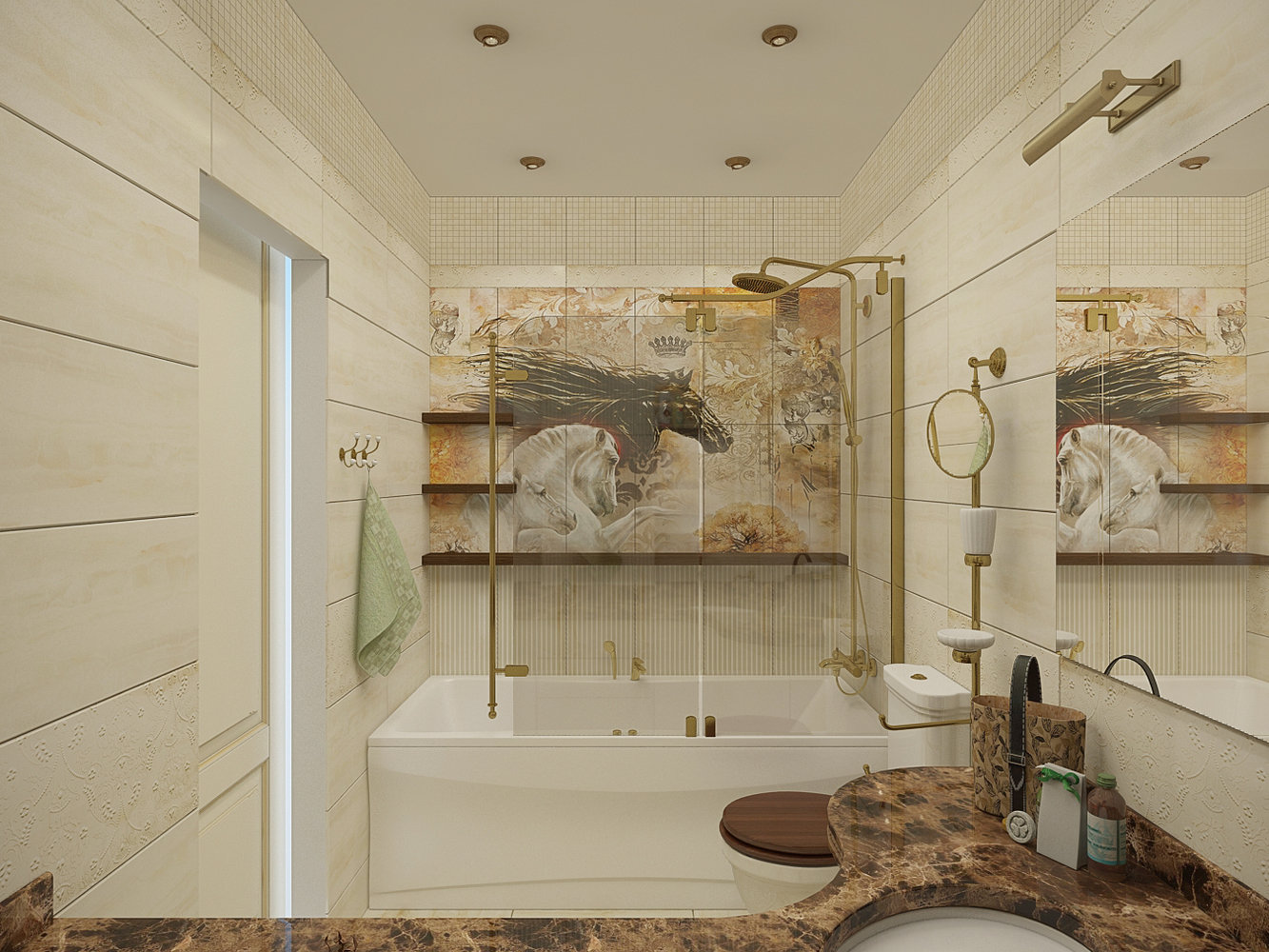 Фото из портфолио Двухкомнатная квартира для леди – фотографии дизайна интерьеров на INMYROOM Фото из портфолио Двухкомнатная квартира для леди – фотографии дизайна интерьеров на INMYROOM