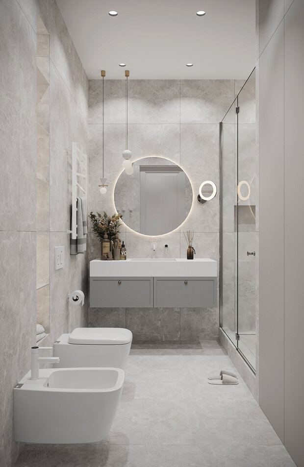 Фото из портфолио Дизайн-проект квартиры в ЖК «Logos (Логос)» в стиле французская классика – фотографии дизайна интерьеров на INMYROOM