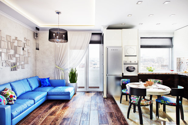 Фото из портфолио Дизайн-проект квартиры на Нижней Первомайской улице – фотографии дизайна интерьеров на INMYROOM