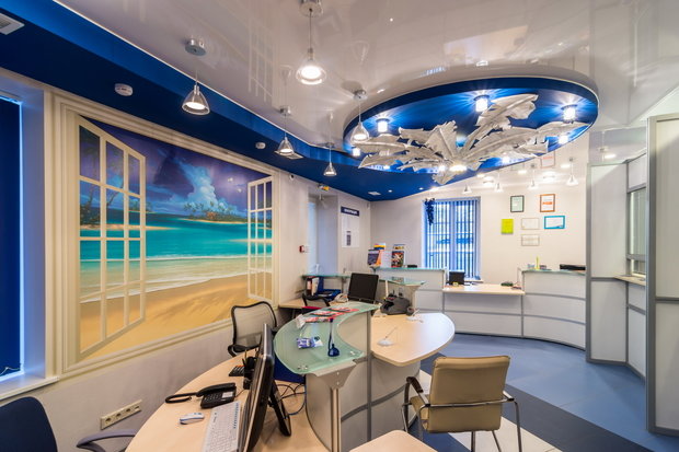 Фото из портфолио Офис "Аэротур" – фотографии дизайна интерьеров на INMYROOM