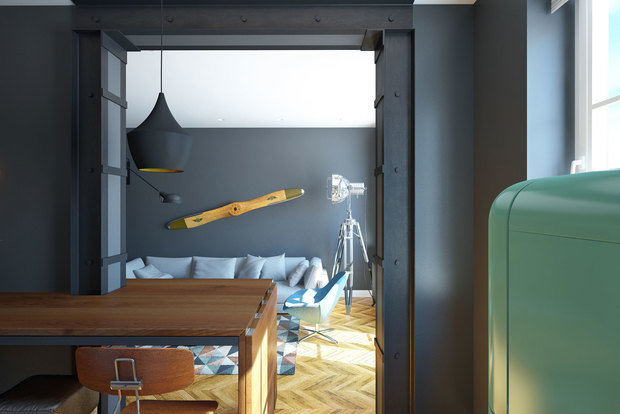 Фото из портфолио Квартира на Октябоьской – фотографии дизайна интерьеров на INMYROOM