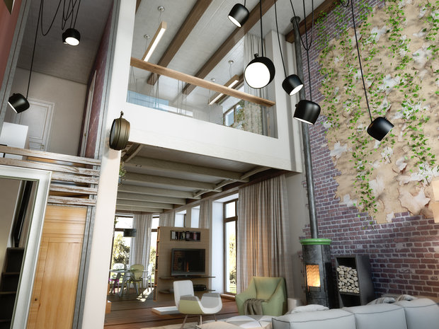 Фото из портфолио немного Лофта – фотографии дизайна интерьеров на INMYROOM