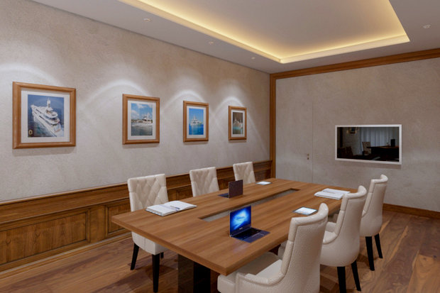 Фото из портфолио Офис. Переговорная. – фотографии дизайна интерьеров на INMYROOM