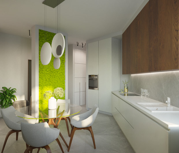 Фото из портфолио Одинцово. Однокомнатная квартира – фотографии дизайна интерьеров на INMYROOM