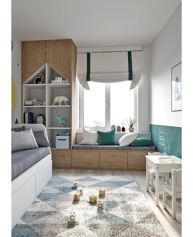 Фотография: Детская в стиле Скандинавский, Советы, пластиковые окна, как утеплить окна в квартире, REHAU, Безопасный дом, как сделать дом комфортным – фото на INMYROOM