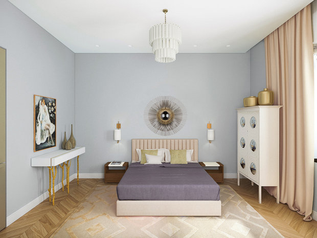 Фотография: Спальня в стиле Эклектика, Дом, Минимализм, Проект недели – фото на INMYROOM