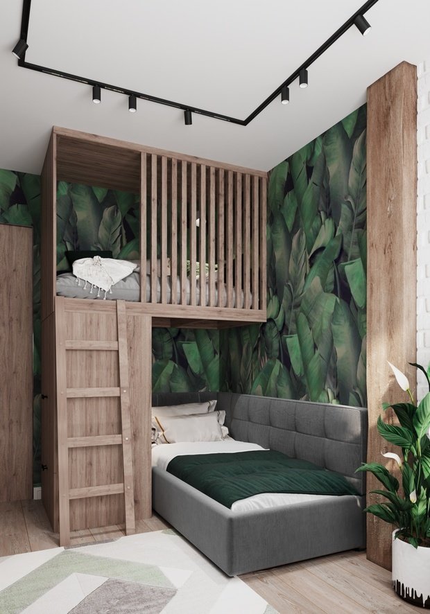 Фотография: Детская в стиле Скандинавский, Современный, Эклектика, Квартира, Проект недели, Монолитный дом, 3 комнаты, 60-90 метров, Светлана Удзилаури, Брянск – фото на INMYROOM