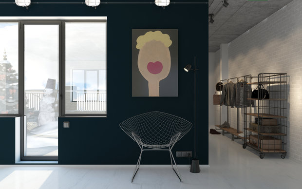 Фото из портфолио Дизайн пентхауса в стиле лофт "Смоленская 14" – фотографии дизайна интерьеров на INMYROOM