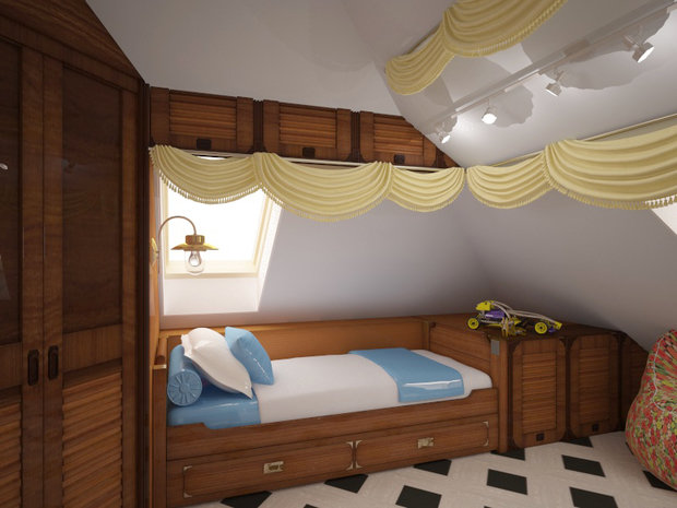 Фото из портфолио Идеи для Детских комнат – фотографии дизайна интерьеров на INMYROOM