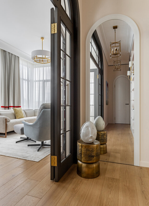 Фотография: Прихожая в стиле Современный, Квартира, Проект дня, Москва, 4 и больше, Более 90 метров, Виктория Колесникова – фото на INMYROOM