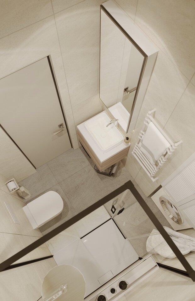 Фото из портфолио Уютная студия в ЖК Селигер – фотографии дизайна интерьеров на INMYROOM