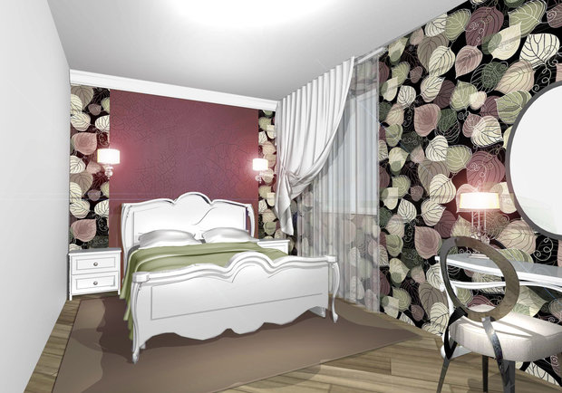 Фото из портфолио Спальня для пары(Рыбинск) – фотографии дизайна интерьеров на INMYROOM