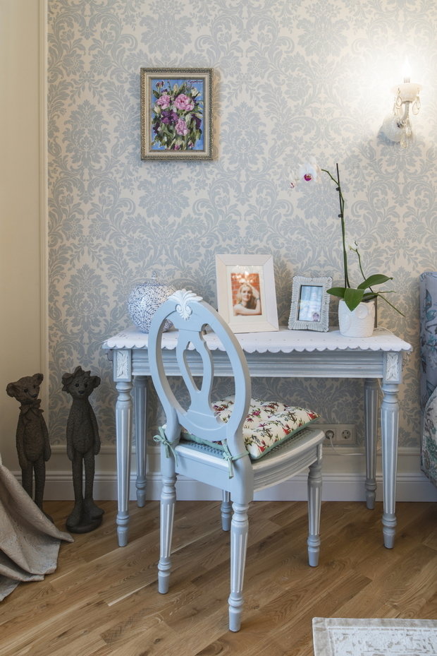 Фотография: Кабинет в стиле Классический, Квартира, Проект недели, Студия 3.14, Сталинка, 3 комнаты, 60-90 метров, Иероним Грабштейн – фото на INMYROOM